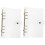 2 Pcs Capa De Caderno Transparente Reutilizável Para Escritório E Casa 2