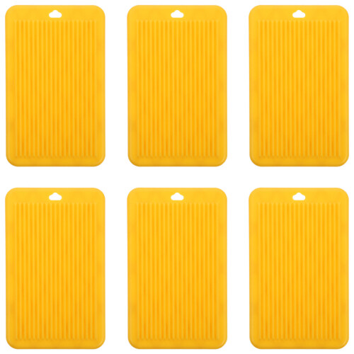 6 Unidades Placas De Plástico Para Nhoque E Massas