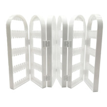 1Earring Holder Organizer Stand Wit Compact En Stofvrij Sieraden