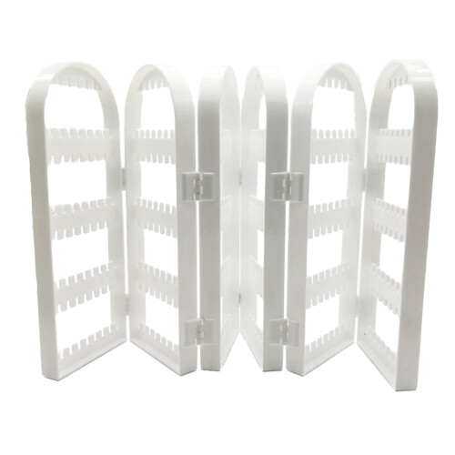 1Earring Holder Organizer Stand Wit Compact En Stofvrij Sieraden