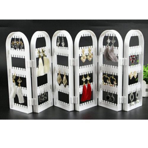1Earring Holder Organizer Stand Wit Compact En Stofvrij Sieraden 1