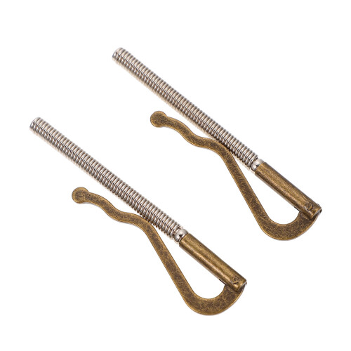 2St Compacte Metalen Geldclips Cheques En Creditkaarthouder