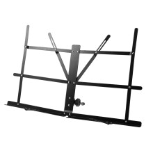 Portable Folding Music Stand For Guitar And Tablet Adjustable Angles Sheet Music Holder Carrying Bag Compact Book Rack