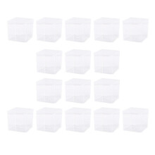 50 Sztuk Kwadratowe Plastikowe Kubki Na I