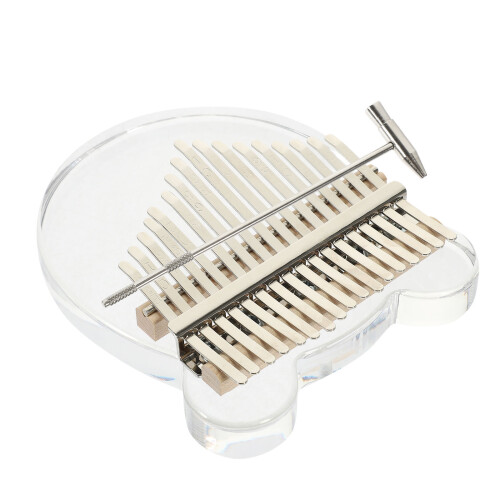 Conjunto De Kalimba Mini Piano Digital 10 Teclas Acrílico