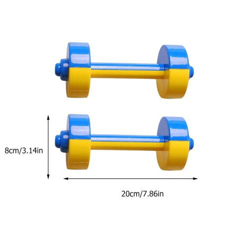 3 Pares De Halteres Infantil Plástico Para Exercício 1