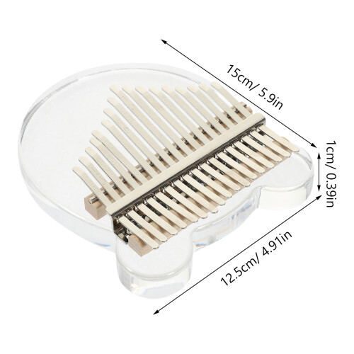 Conjunto De Kalimba Mini Piano Digital 10 Teclas Acrílico 1