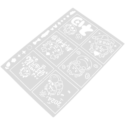 De Estêncil Para Pintura De Ano Reutilizável 2