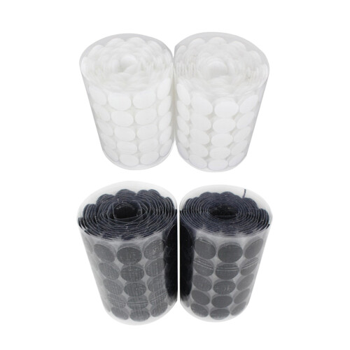 500 Pares De Redondas 20 Mm Com Gancho E Autoadesivas 2