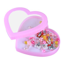 7 Pares Infantil De Acrílico Diamante Sem