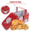 De Metal Natalina Com Alça, Reciclável, Para Cookies E Doces 7