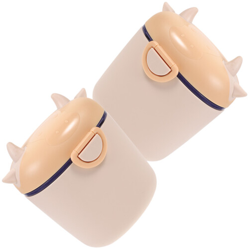 2 Pcs De Fórmula Infantil Portátil Para Pó 2