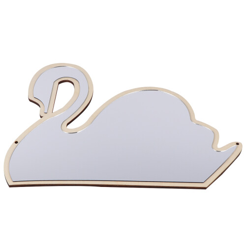 Decorativo De Cisne De Madeira Para Quarto De Bebê 2