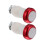 2Pcs Punho Com Led Para Guidão De Luminosa Segurança 4