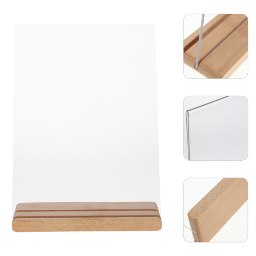 Suporte Para Sinalização Expositor Porta-Folhetos Menu 2