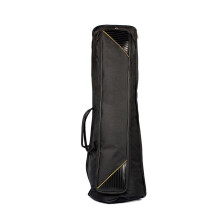 Trombone Carry Bag Water-Resistant Padded Design Backpack Straps Dual Compartments For Alto/Tenor Trombones Black