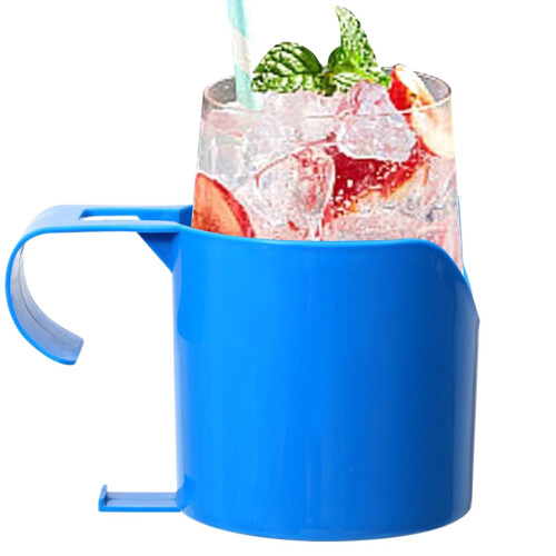 Pool Cup Holder Non-Slip Drink Holder Side Organizer Accessory For Poolside Use Versatile Cup Bottle Keys Holder