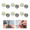 6 Unidades Broches Cuello Flor Sin 3