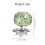6 Unidades Broches Cuello Flor Sin 9