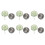 6 Unidades Broches Cuello Flor Sin 6