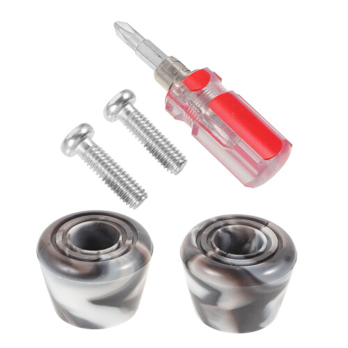 Ensemble Butées Pour Roulettes Double Rangée Avec Bouchons