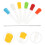 6 Pezzi Contagocce In Silicone 5 Ml Con Pipette E Spazzolino 4