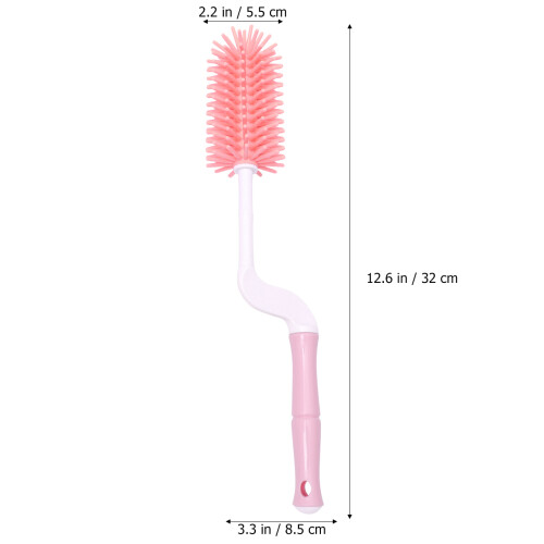 De Escovas Duráveis Para Chupetas E Mamadeiras (Rosa) 1