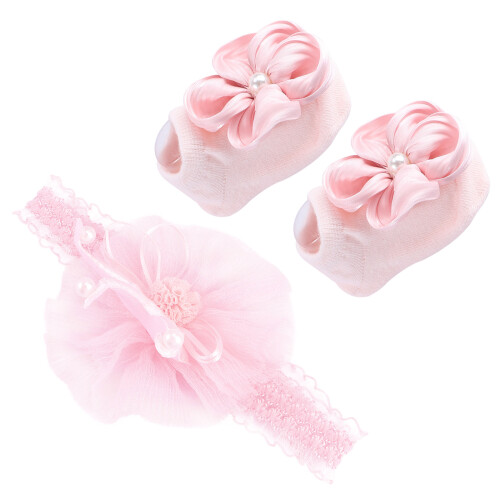 De Bebê Com Faixa Para Cabelo E Roupa De Recém-Nascido