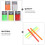 60 Unidades Decorativas Coloridas Para De 9