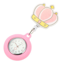 Pulseira De Com Relógio De (Rosa)