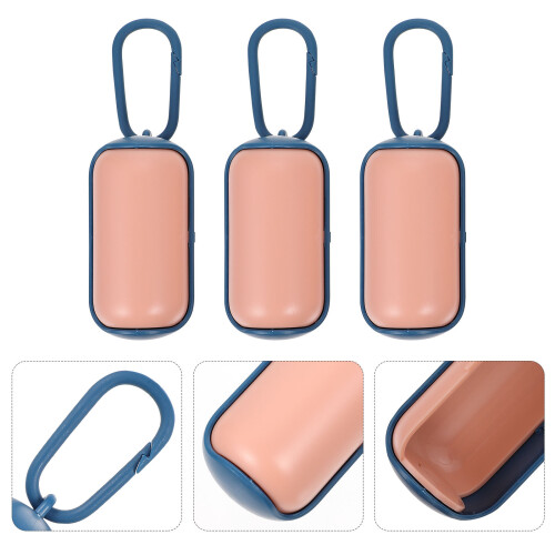 3Pcs Porta Saco De Fezes Para Cachorro Com 45Pcs Sacos 2