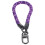 Wrist Lanyard Hand Strap Metal Purple 1set 10