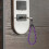 Wrist Lanyard Hand Strap Metal Purple 1set 11