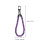 Wrist Lanyard Hand Strap Metal Purple 1set 2