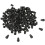 100Pcs Black Plastic Cord Locks Multi-Use Drawstring Rope Stoppers 1