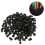 100Pcs Black Plastic Cord Locks Multi-Use Drawstring Rope Stoppers 4