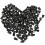 100Pcs Black Plastic Cord Locks Multi-Use Drawstring Rope Stoppers 7