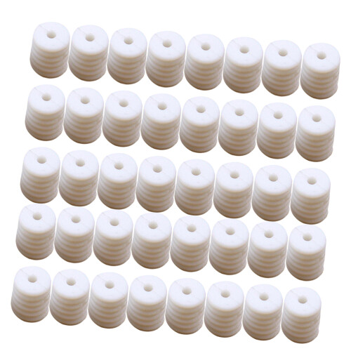 250 Pcs Justerbar Silikon Antislir Spänne För Maskrem (Vit)