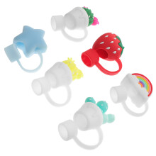 6 Unidades De Tampa De Silicone Para Reutilizáveis