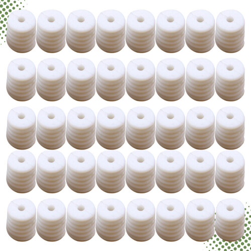 250 Pcs Justerbar Silikon Antislir Spänne För Maskrem (Vit) 1