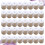 250 Pcs Justerbar Silikon Antislir Spänne För Maskrem (Vit) 7