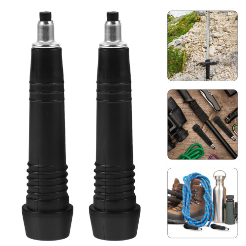2 Unidades Aço Para Bastão Trekking 2