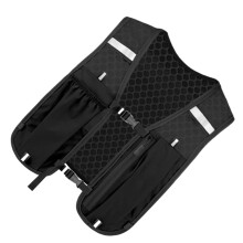 Trail Running Vest Hydration Pack With Bladder Pocket, Lightweight Chest Pack For Women, Black, Phone Pouch, Multi Pocket