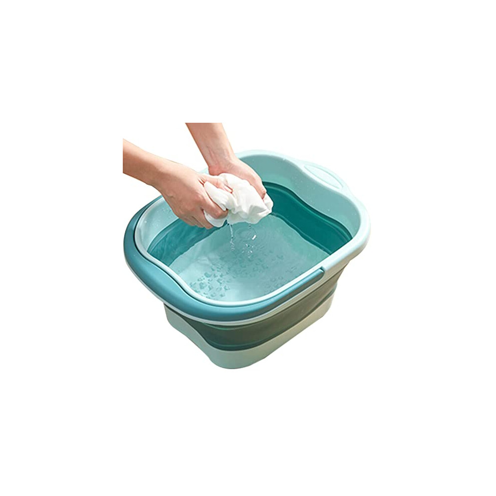 Foldable Foot Bath Tool Collapsible Foot Spa Tub Large Soaking Bucket Portable Footbath Tray For Home Use Stress Relief