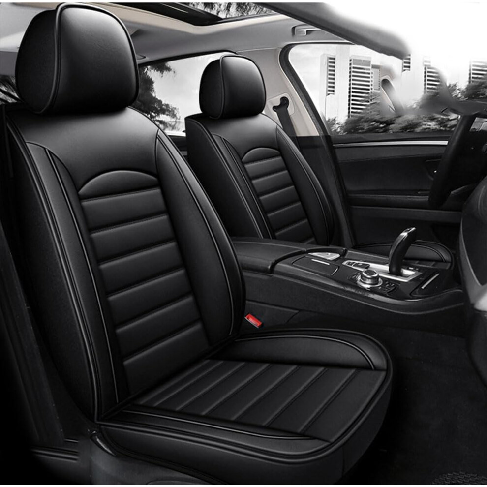 Leather Car Seat Cover Sets For Skoda Enyaq iV 80, Enyaq iV 60, Enyaq Sport iV 80, Praktik, Waterproof, Adjustable