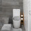 1 Set Toilettendeckel Abdeckung Plüsch Fußmatte Badezimmer 3