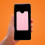 1Phonebackcardholder Siliconen Roze Telefoonhouder Kaarten 8