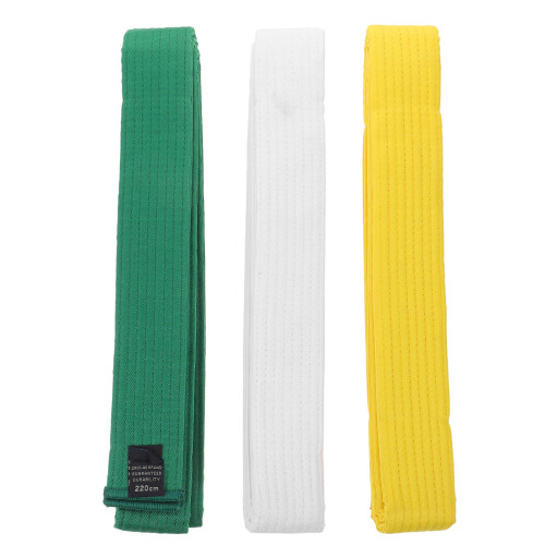 3 Piezas Cinturones De Karate Multicolor Para Marciales