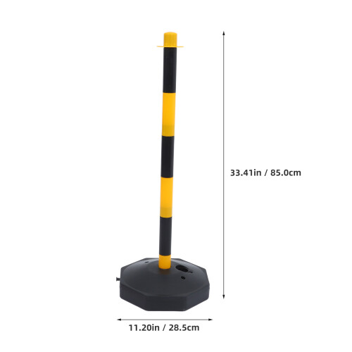 Set Pali Delimitatori Con Catena Per Sicurezza Portatile 1