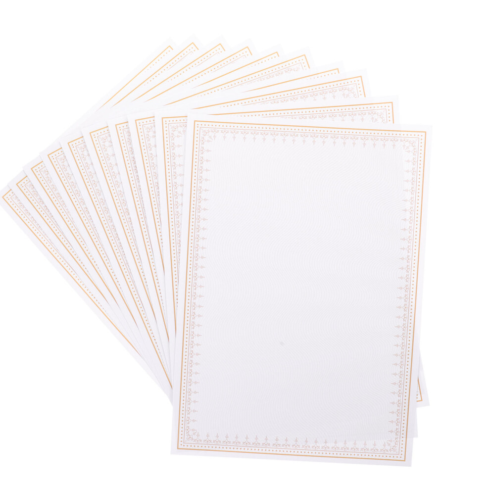 10 Sztuk BlankietóW Dyplomy Nadrukowy WewnęTrzny Do Biura-image